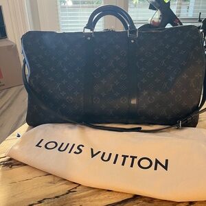 Authentic Louis Vuitton Keepall Bandouliere 55